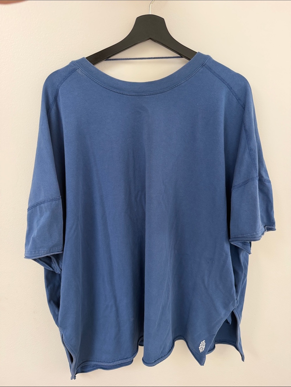 FP Movement by Free People Relaxed Short-Sleeve Top in Slate Blue